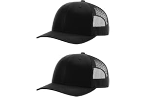 THE HAT PROS Richardson 112 Classic Six-Panel Adjustable Snapback Trucker Cap | Bulk Packs Available