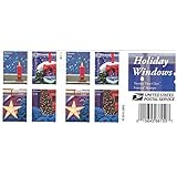 USPS Holiday Windows Forever Stamps Book of 20