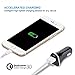 Tikono Quick Charge 3.0 24W USB Car Charger, PowerDrive+ 1 for Galaxy S7 / S6 / Edge / Plus, Note 5 / 4 and PowerIQ for iPhone 7 / 6s / Plus, iPad Pro / Air 2 / mini, LG, Nexus, HTC and More (Black)