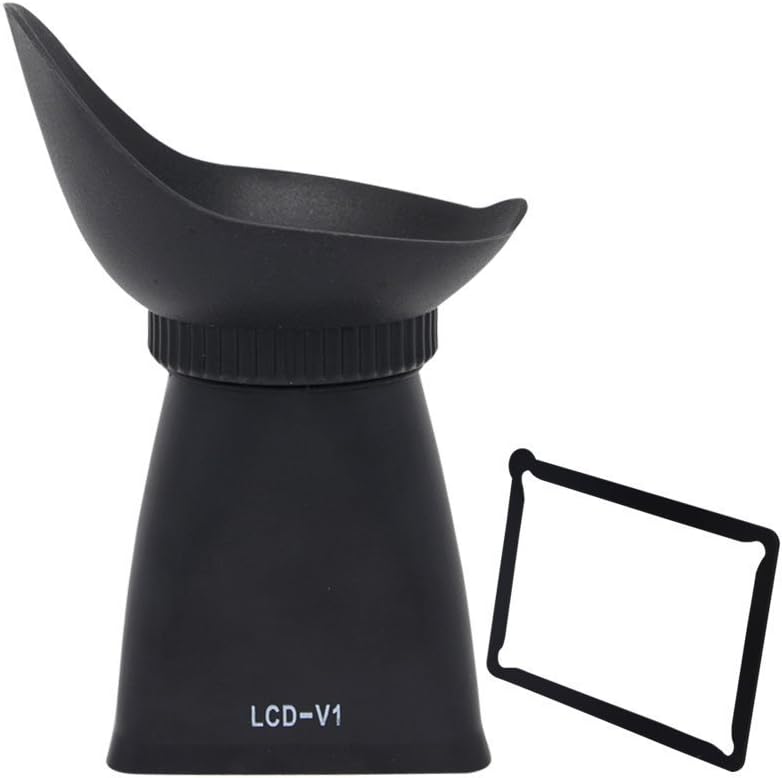 Aix V1 LCD 2.8x Magnifier Viewfinder Eyecup Extender Magnetic Hood for Canon 5DII 7D 500D Nikon D700 D800