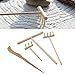 lychee Mini Bamboo Zen Garden Tool Rake Sand Rock Push Drawing Pen Set Desktop Decor Accessories