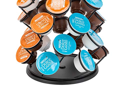 MeelioCafe Dolce Gusto Kapselhalter Rotierend für Dolce Gusto Kaffee Pod, Drehbar Kaffee Kapselständer für 35 Kapseln… – Bild 7