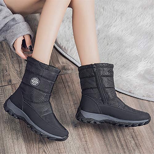 Womens-Warm-Snow-Boots-Waterproof-Mid-Calf-Winter-Boots-Anti-Slip-Velour-Lined-Winter-Outdoor-Cold-Weather-Walking-Shoes