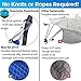 Ridge Outdoor Gear Camping Hammock with Mosquito Net - Ripstop Nylon - Ultralight Hammock Tent Bundle with Bug Netting, Straps, Carabiners