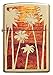 Zippo Fusion Palm Tree Sunset Pocket Lighter, High Polish Brass