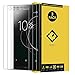 CENTAURUS XZ1 Compact Glass Screen Protector,(3 Packs) Anti-Glare Ultra-Thin Clear 9H Hardness Tempered Glass Protective Film Replacement for Sony Xperia XZ1 Compact G8441 SO-02K / PF41 4.6