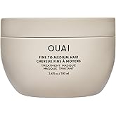 OUAI Fine to Medium Hair Treatment Masque - Mask for Hair Repair, Hydration and Shine - With Shea Butter, Keratin and Panthenol - Paraben, Phthalate and Sulfate Free (3.4 Oz)