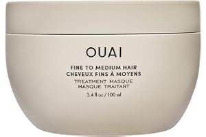 OUAI Fine to Medium Hair Treatment Masque - Mask for Hair Repair, Hydration and Shine - With Shea Butter, Keratin and Panthenol - Paraben, Phthalate and Sulfate Free (3.4 Oz)