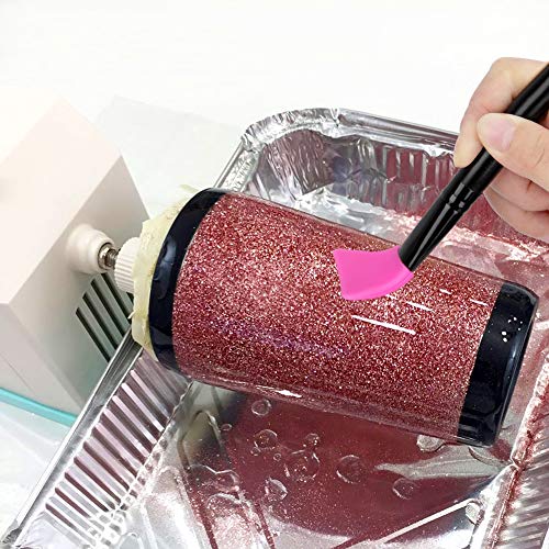 Colovis Silicone Epoxy Brushes for Making Epoxy Glitter Tumblers, Epoxy