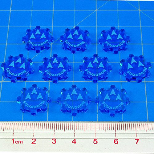 SW: Armada, Squadron Command Tokens, Fluorescent Blue (10)