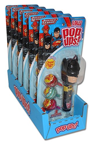 Flix Candy Justice League Pop Ups Blister Pack (Pack of 6)