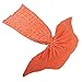 KALRI Girls Mermaid Tail Blanket Handmade Material Soft Sofa Blankets Fish Tail Style Quilt Adult Children