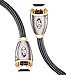 IBRA HDMI Cable 3 ft, High Speed HDMI 2.0 (4K 60Hz,4:4:4 Chroma), 18Gbps, 28AWG Braided HDMI to HDMI Cord, Gold Plated, Ethernet, Audio Return Channel for Fire TV/HDTV/Xbox/PS4/PS3