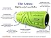 High Density Foam Roller from D-Fit by Deawna, The Arrow, Targeted Nodules for PinPointing Knots and Areas of Tension, Hollow, Anti-Slip Surface, 13