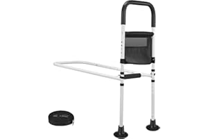 ANABIUP Bed Rails for Elderly Adults Height Adjustable Bed Assist Rail for Seniors Bedside Assist Bar with Support Legs for Seniors & Surgery Patients - Medical Bed Rail