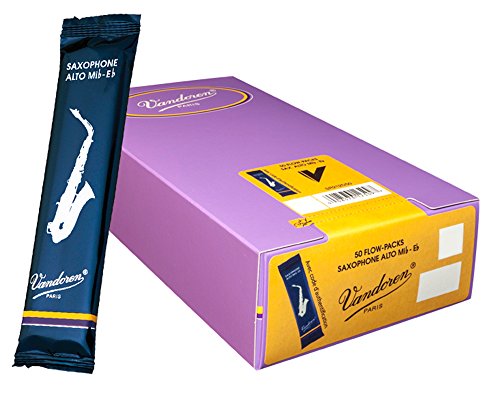 Vandoren SR213/50 Alto Sax Traditional Reeds Strength 3; Box of 50