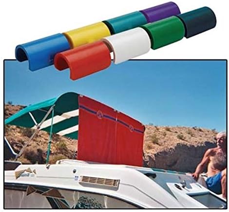 Terricraft Creations Boat Bimini Clip 7-8" (6 Pack ) - Assorted Colors 7/8" BC-01