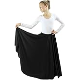 Danzcue Girls Long Full Circle Dance Skirt