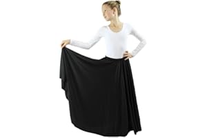Danzcue Girls Long Full Circle Dance Skirt