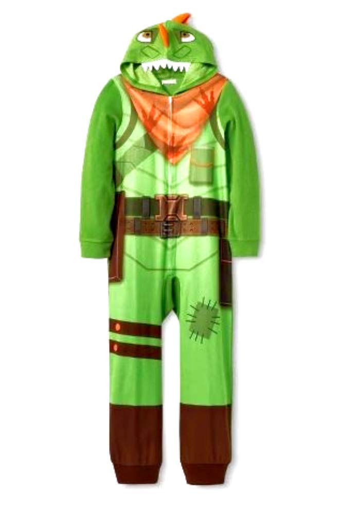 Epic Games Fortnite Youth Unisex Zippered Rex Union Suit Costume