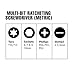 InstallMates 15-Piece Metric Multi-Bit Ratcheting Screwdriver Set - Slotted, Phillips, TORX - Electronics, Furniture, Woodworking, Maintenance