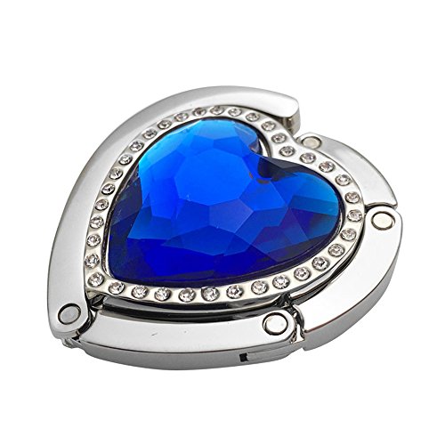 Blue Elegance Rhinestone Handbags. Christal Town Women's Antique Beaded