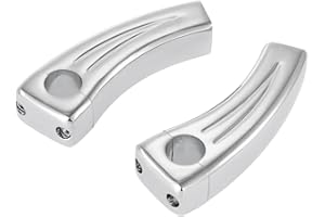 INNOGLOW Motorcycle Handlebar Risers Custom 1 Inch Bars Grips Billet 4.5" Pullback for YAMAHA V-Star Road Star KAWASAKI SUZUK