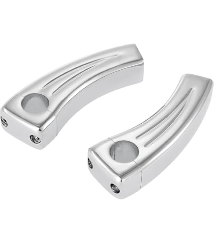 Krator Chrome Motorcycle Handlebar Risers – 3.5 Inch Pullback Risers For Yamaha Royal Star Venture & Classic Models - View #11