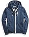 Goodthreads Men's French Terry Full-Zip Hoodie, Navy Eclipse, Medium