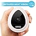 Mini IP Camera, Night Vision 720P HD Home WiFi Wireless Security Surveillance Camera System with Motion Email Alert/Remote Monitoring (White)
