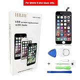 LCD Screen Replacement with Touch Screen Digitizer Frame Assembly Set for iphone 6 Plus(black)