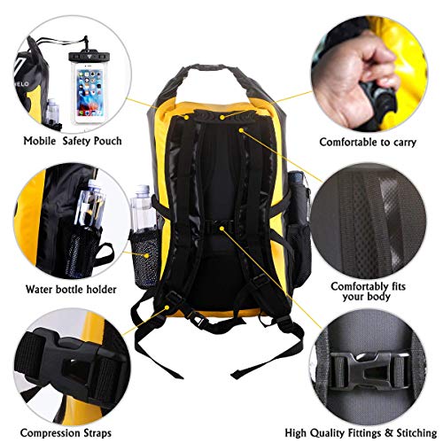 Vitchelo 30L Waterproof Dry Bag Backpack Floating Storage Bag