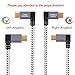 CableCreation Short (0.5ft) 90 Degree USB 2.0 A to Micro USB B Cable, Double Angle-Dual Angled Short Micro USB Cable with Aluminium Case,15cm, Space Gray