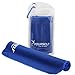 SYOURSELF 4 Pack Cooling Towels for Instant Relief-Cool Bowling Fitness Yoga Towel-40 x12 Use as Cooling Neck Headband Bandana Scarf,Stay Cool for Travel Camping Golf Football&Outdoor Sports(Dblue)thumb 2