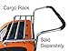 Booyah Medium Pet Dog Stroller & Pet Bike Trailer with Suspension - Blue