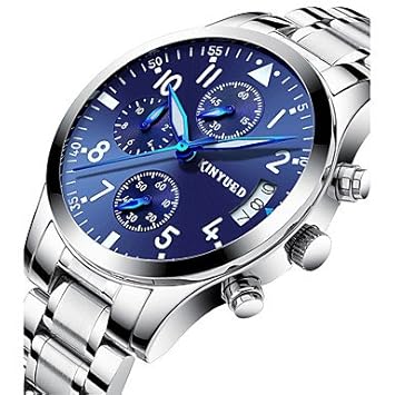 XKC-watches Herrenuhren, Herrn Armbanduhr Militäruhr Kleideruhr Modeuhr Sportuhr Armbanduhren für Den Alltag Schweizer Quartz