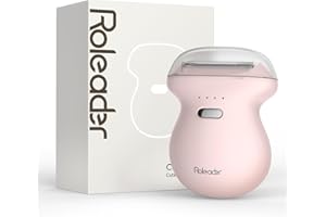 ROLEADER Mini Womens Electric Shaver Travel-Sized Body Hair Trimmer, Palm-Perfect Hair Removal Razor with LED Display, Waterproof Wet/Dry Use Type-C Charging, On-The-Go Pink