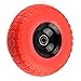 NK WFFOR10 Heavy Duty Solid Rubber Flat Free Tubeless Hand Truck/Utility Tire Wheel, 4.10/3.50-4