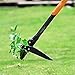 TACKLIFE Weeder, 39-Inch Stand Up Weeder, Heavy Duty Thickened 3-claw Stainless Steel and High-strength Pedals, Automatic Spring Return Device, Labor-saving and Efficient Weeding -GSW1A