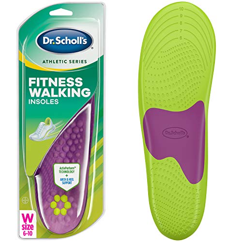 Dr. Scholl’s FITNESS WALKING Insoles (Men’s 8-14, Women’s 6-10) // Reduce Stress and Strain on your Lower Body while you Walk