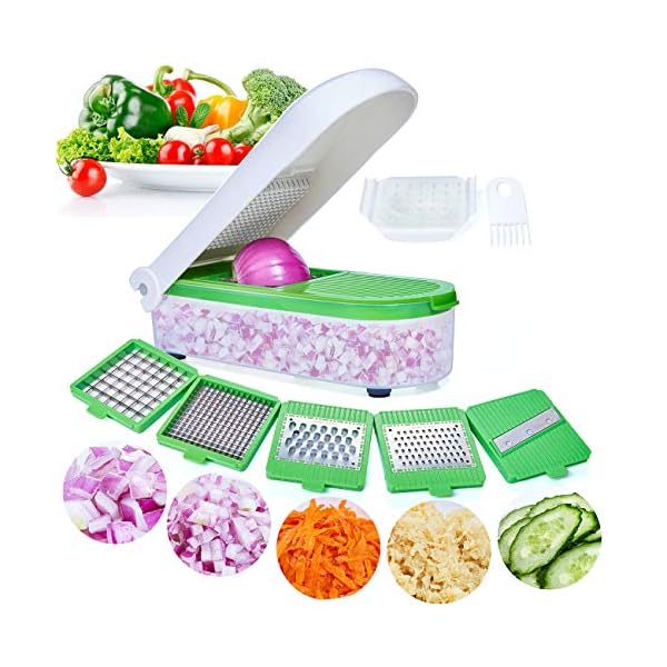 Vegetable Chopper, Pro Onion Chopper Slicer Dicer Cutter Grater for Kitchen Cheese, Fruit & Veggie Salad Chopper, Veg…