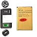 Gold Extended Nokia E71 E72 E90 N97 High Capacity Battery BP-4L + Universal Battery Charger With LED Indicator For Nokia E61i N810 / Nokia E52 E55 E6-00 E61i E63 / Nokia E71 E72 E90 N97 3030 mAh