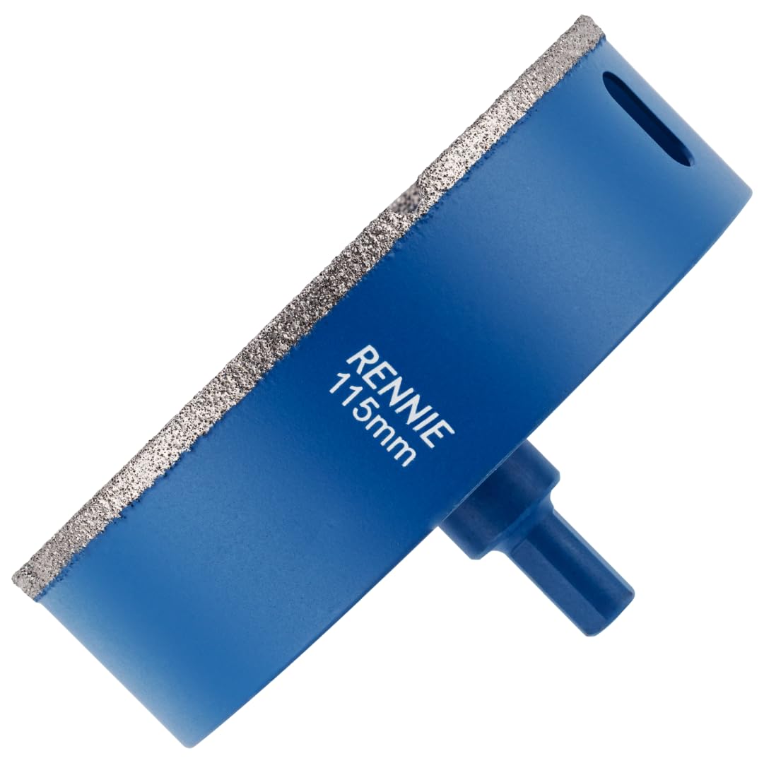 115mm Diamond Hole Saw Drill Bit With Tri Shank For Porcelain Tiles Ceramic Slate Stone Granite Marble Glass. Diamond Core Holesaw/Hole Cutter — image 1