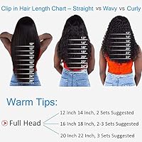 8a Kinkys Curly Clip Ins Double Weft Thick Clip In Human Hair