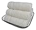 SALBAKOS 100% Turkish Cotton Hand Towel Set of 6 16x30 inch | Heirloom Quality | Hotel & Spa Collection | Ultra Soft, Super Absorbent, Long Lasting Hand Towels | Made in Turkey (Ivory, 6 Hand Towels)