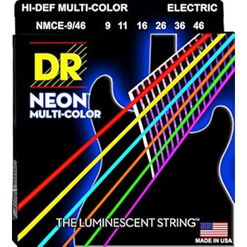 Amazon Com Dr Strings Hi Def Neon Electric Guitar Strings Nmce 9