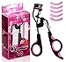 Express Beauty Boutique Eyelash Curler Curling Set with Silicone Refill Replacement Pads Pink, 5pc