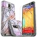 Galaxy Note 3 Case, Starshop [Shock Absorption] Dual Layers Impact Advanced Protective Cover with [Premium HD Screen Protector Included] for Samsung Galaxy Note 3 (Marble Pattern)