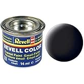 Revell-Monogram BLACK MAT 14ML