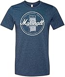 Marshall Heather Soft Style Ring Spun Cotton T-Shirt, Established Navy